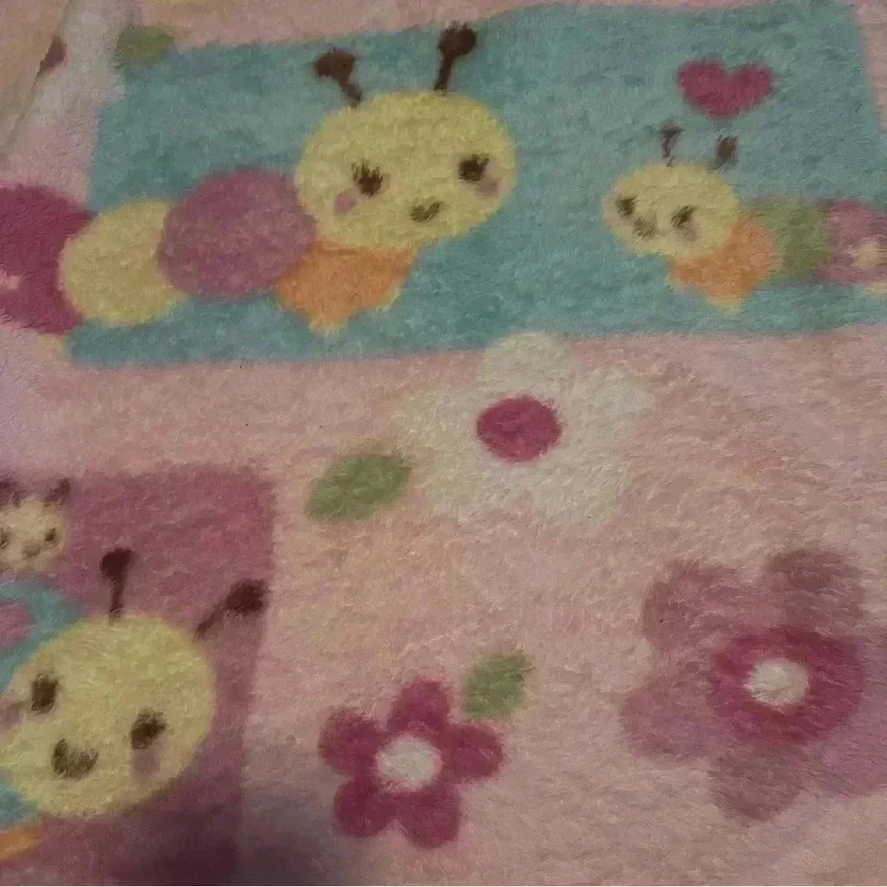 Taggies Blanket Lovey Turtle Caterpillar Pink Large 30